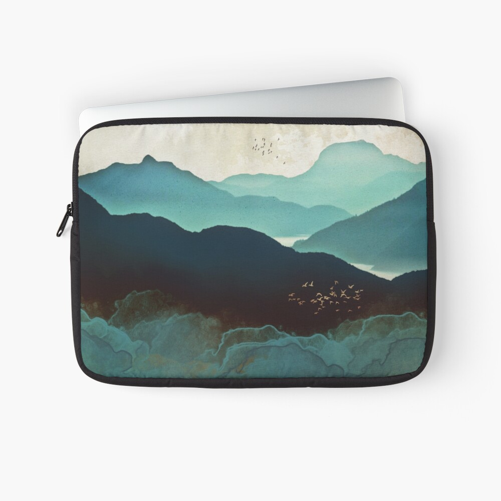 Discover Indigo Mountains Laptop Sleeve