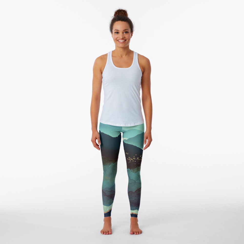 Indigo Mountains Leggings