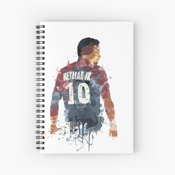 Neymar Jr- Brazil Legend Spiral Notebook for Sale by