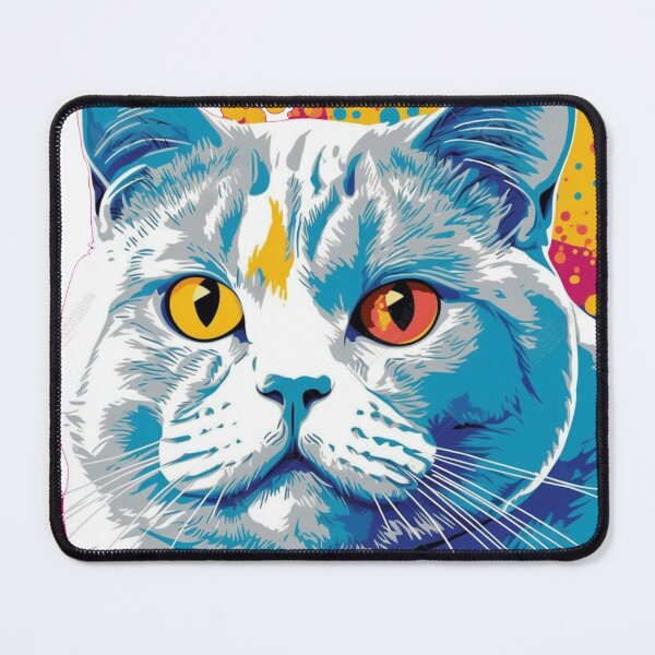 Item preview, Pop Art: British Shorthair Cat Design for Stylish and Creative Cat designed and sold by DooodleGod.