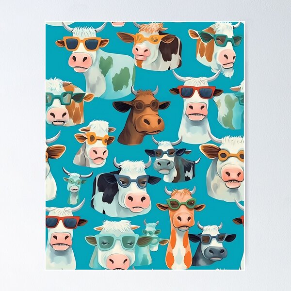 Item preview, Cow Pattern designed and sold by KateAndersonLTD.