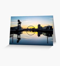 Glasgow Sunrise Greeting Card