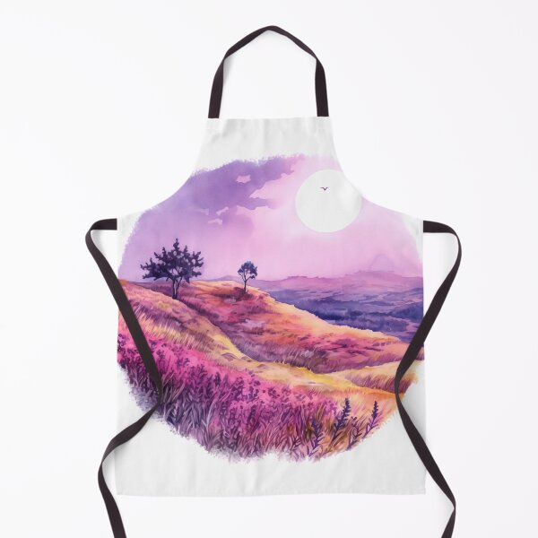 Item preview, Heather Hill Clipart, Purple Blooms, Hilltop Beauty, Floral Landscape, Heather Fields, Scenic Outlook, Hillside Serenity designed and sold by CoolorPainting.