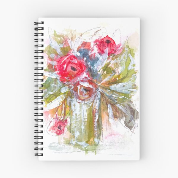Item preview, Summer Bouquet with Poppies - Abstract Watercolour Painting designed and sold by DinkyBeavers.