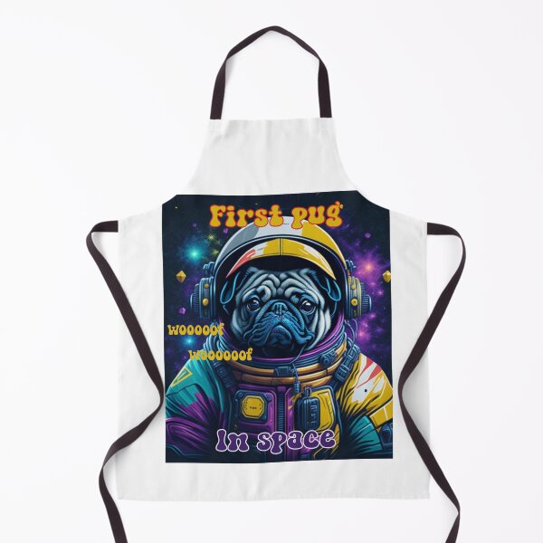 Item preview, First Pug in space designed and sold by Pug-Obsession.