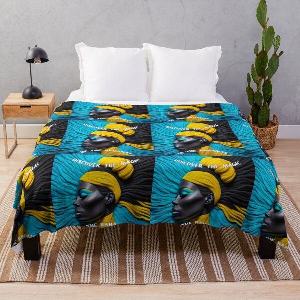 Item preview, Bahamas Woman Flag designed and sold by EclecticCharm.