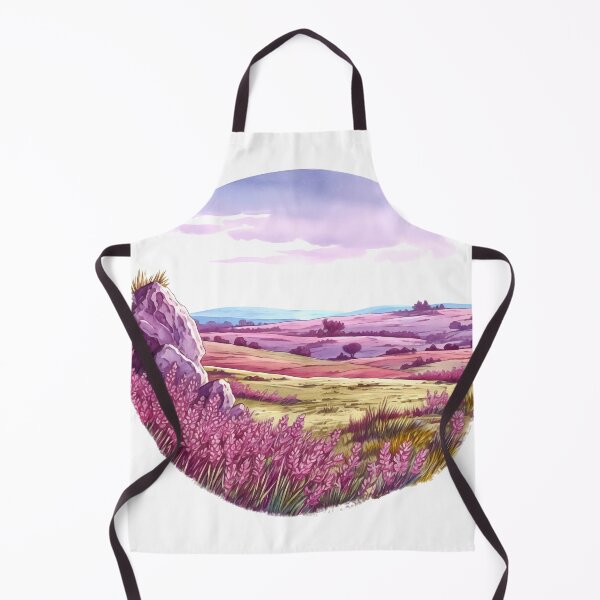 Item preview, Heather Hill Clipart, Purple Blooms, Hilltop Beauty, Floral Landscape, Heather Fields, Scenic Outlook, Hillside Serenity designed and sold by CoolorPainting.