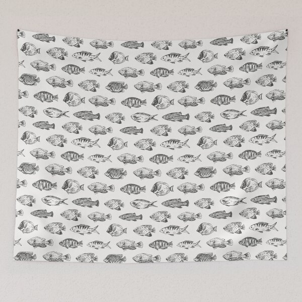 Item preview, Coral fish pattern designed and sold by bokasin.