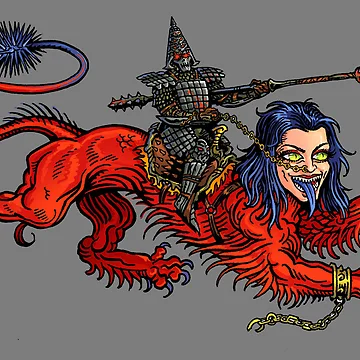 Artwork thumbnail, Manticore Rider by SharpSticks