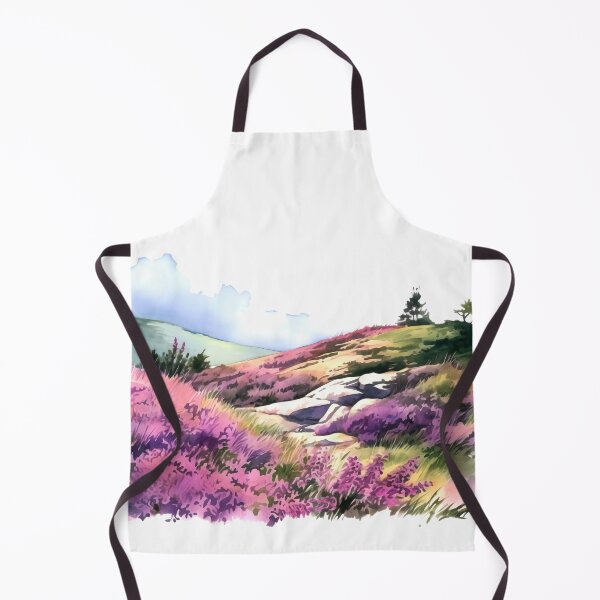 Item preview, Heather Hill Clipart, Purple Blooms, Hilltop Beauty, Floral Landscape, Heather Fields, Scenic Outlook, Hillside Serenity designed and sold by CoolorPainting.