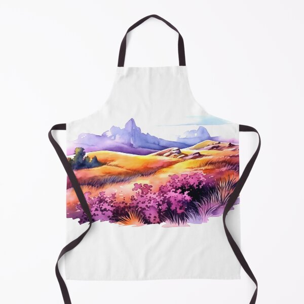 Item preview, Heather Hill Clipart, Purple Blooms, Hilltop Beauty, Floral Landscape, Heather Fields, Scenic Outlook, Hillside Serenity designed and sold by CoolorPainting.