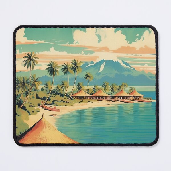 Item preview, Tuamotu, French Polinesia, Travel Poster designed and sold by BokeeLee.