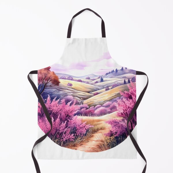Item preview, Heather Hill Clipart, Purple Blooms, Hilltop Beauty, Floral Landscape, Heather Fields, Scenic Outlook, Hillside Serenity designed and sold by CoolorPainting.