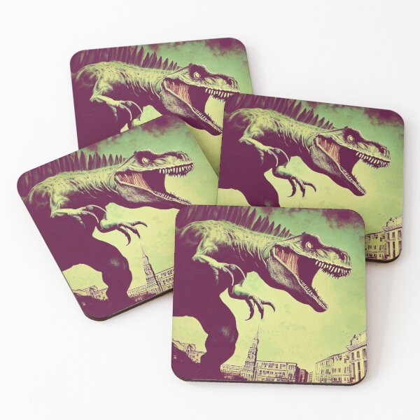 Item preview, Retro Dinosaur print designed and sold by Witty-Kids.