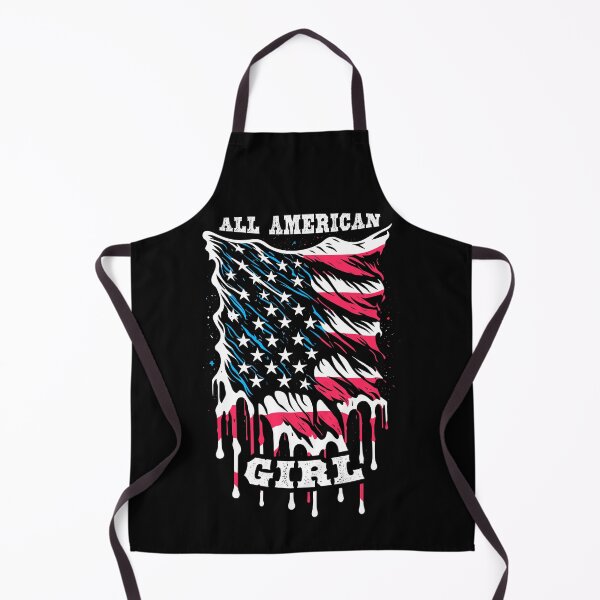 Item preview, All American Girl 4th Of July Melting Retro USA Flag designed and sold by GrandeDuc.