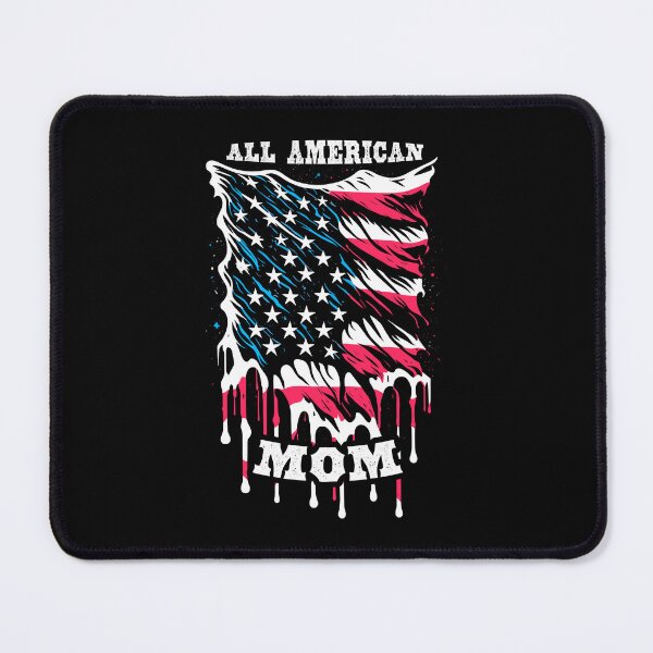 Item preview, All American Mom 4th Of July Melting Retro USA Flag designed and sold by GrandeDuc.