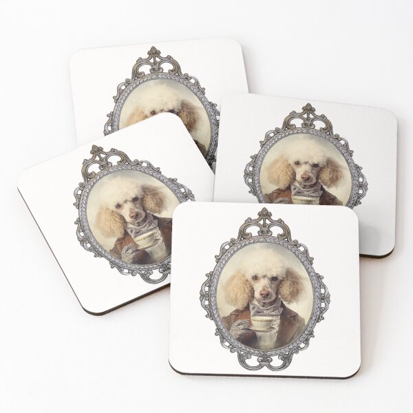 Item preview, Portrait of the Gentleman Poodle designed and sold by Archignus.