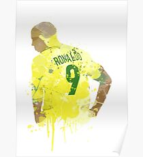 Ronaldo Brazil Legend Art Poster