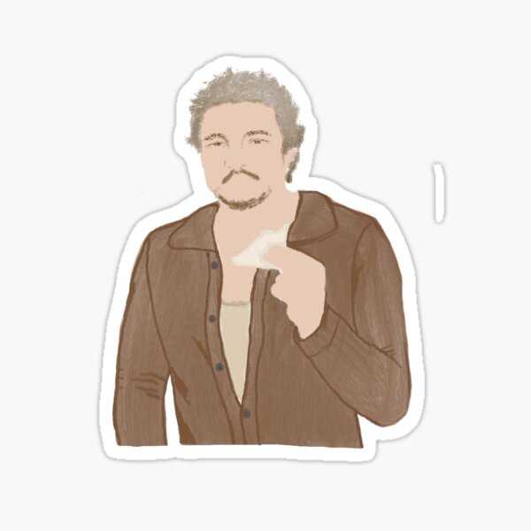 Item preview, Pedro Pascal eating designed and sold by ClodetteDesigns.