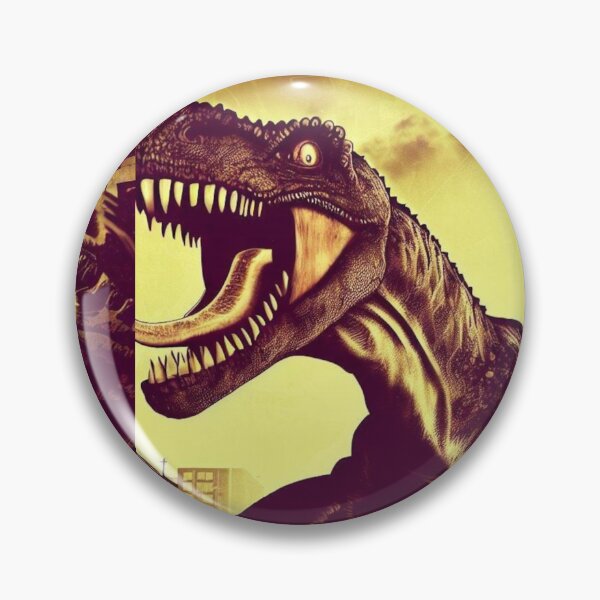 Item preview, Retro dinosaur print designed and sold by Witty-Kids.