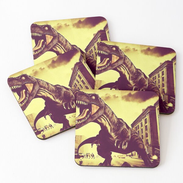 Item preview, Retro dinosaur print designed and sold by Witty-Kids.