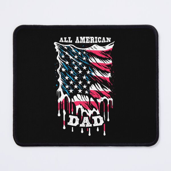Item preview, All American Dad 4th Of July Melting Retro USA Flag designed and sold by GrandeDuc.