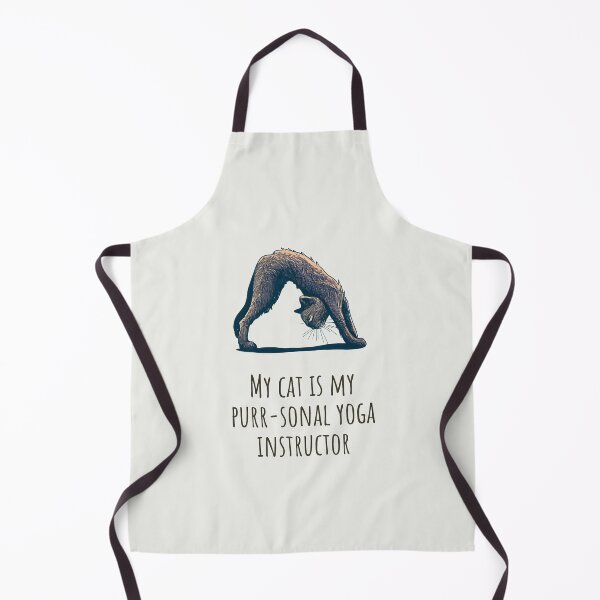 Item preview, My cat is my purr-sonal yoga instructor designed and sold by FiercyTee.
