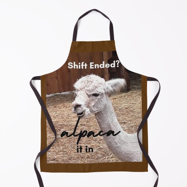 Item preview, Shift Ended Alpaca Pun Meme designed and sold by IvaRenee.