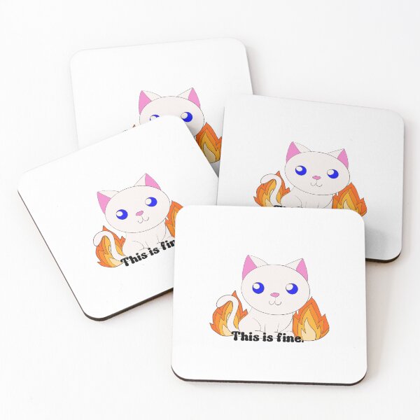 Item preview, this is fine cat designed and sold by ZukosStickers.