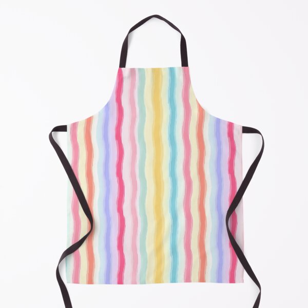 Item preview, Watercolour Colourful Vertical Wavy Lines Seamless Pattern designed and sold by PatternStudios.