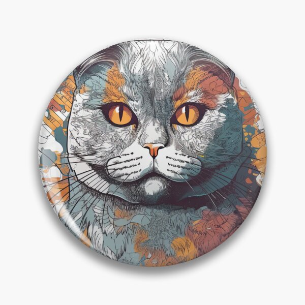 Item preview, British Shorthair: Hand-Drawn Playful Cat Art by Lyra | Paw-some Feline designed and sold by DooodleGod.