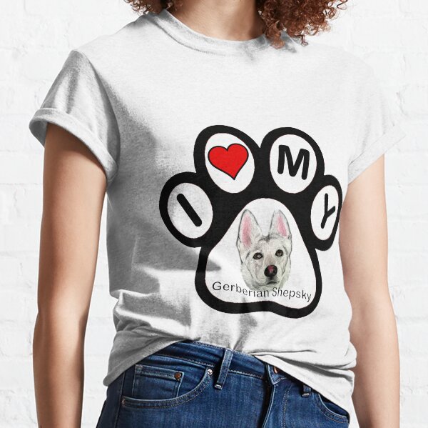 I Love My Gerberian Shepsky! Classic T-Shirt