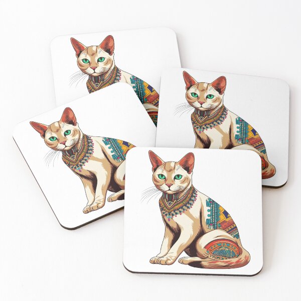 Item preview, Buds - Elegant and Playful Graphic Designs for Your Affectionate Feline designed and sold by DooodleGod.