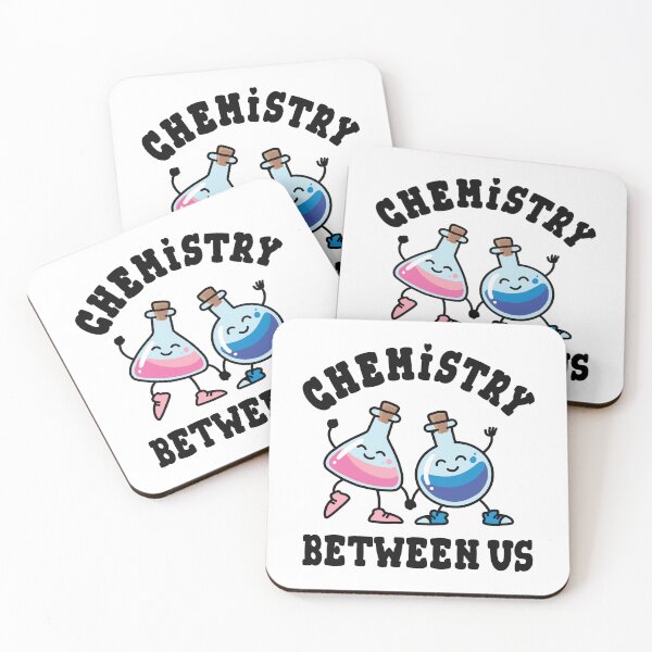 Item preview, Chemistry Between Us, Chemical flasks in Love designed and sold by HandicraftArt.