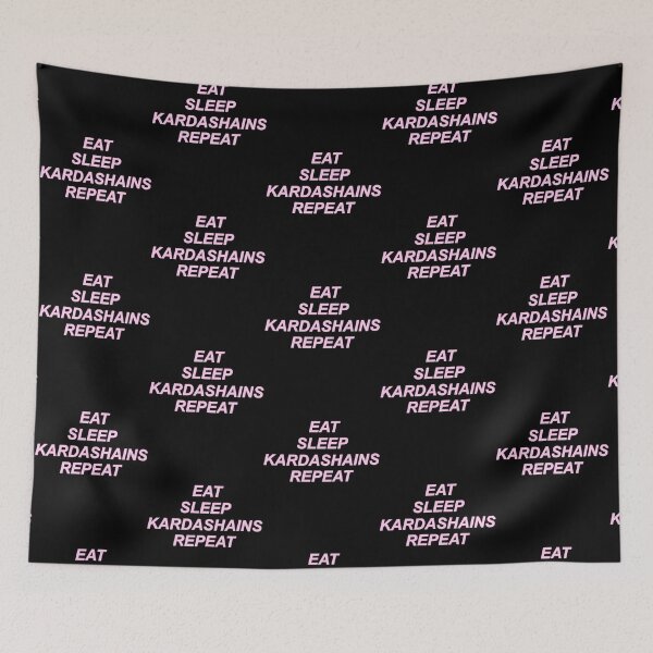 Item preview, eat sleep kardashains repeat designed and sold by LiteraryFaces1.