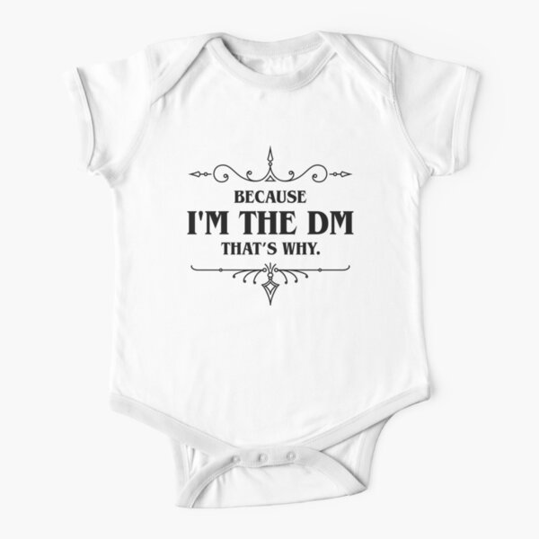 I'm The Master That's Why Short Sleeve Baby One-Piece