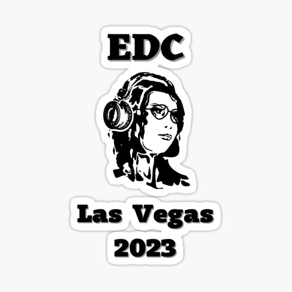 "EDC Las Vegas 2023.Black" Sticker for Sale by AnatoliySmirnov Redbubble