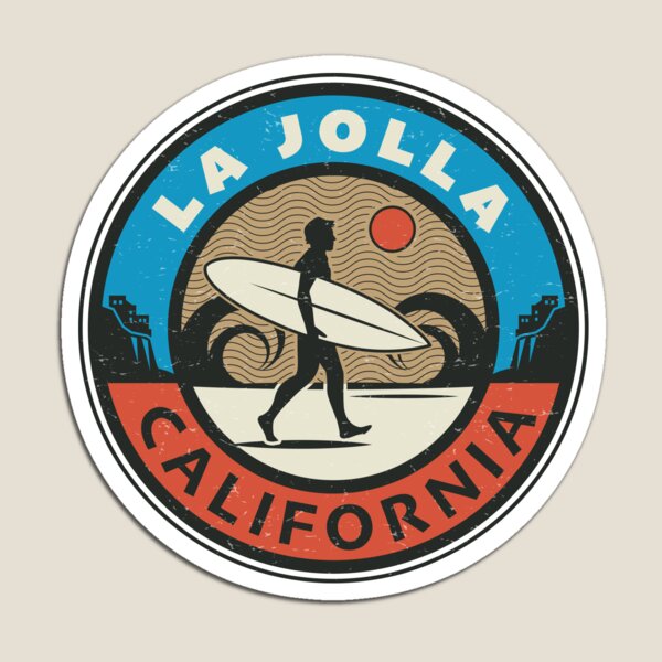 Aperçu de l'œuvre Surf à La Jolla, Californie créée et vendue par studio838.