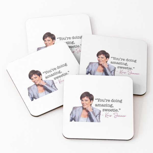 Item preview, Kris Jenner quote designed and sold by LiteraryFaces1.