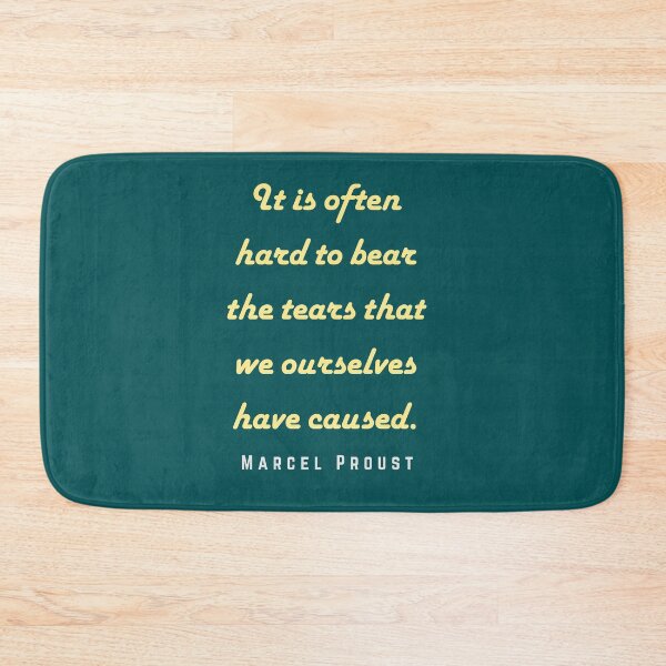 Item preview, Marcel Proust portrait and quote: It is often hard to bear the tears that we ourselves have caused. designed and sold by artbleed.