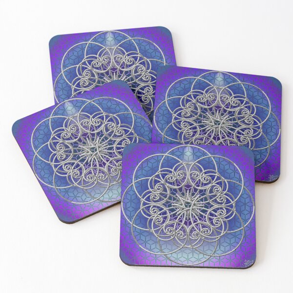 Item preview, Fibonacci Flower-Chill Square designed and sold by Robert Hellyer.