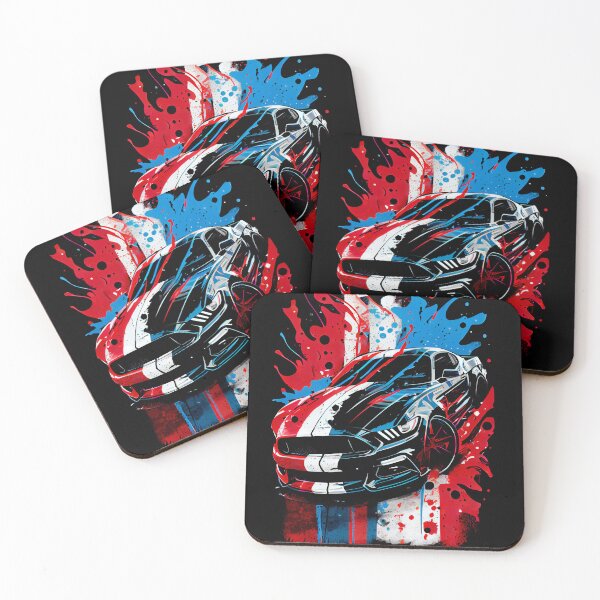 Item preview, Patriotic Power: Iconic Muscle Car Art designed and sold by FuturisticPixel.