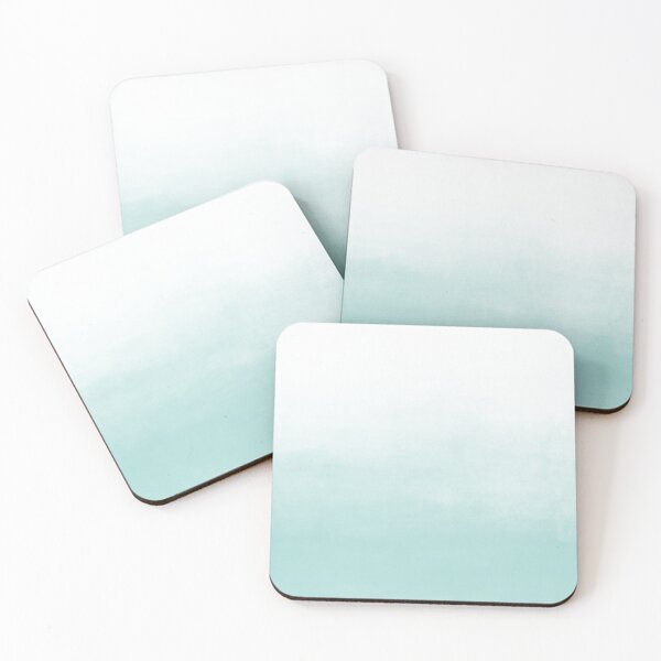 Item preview, Pale Mint Blue Ombre Paint Color Wash (pale mint blue/white) designed and sold by Design Minds Boutique.