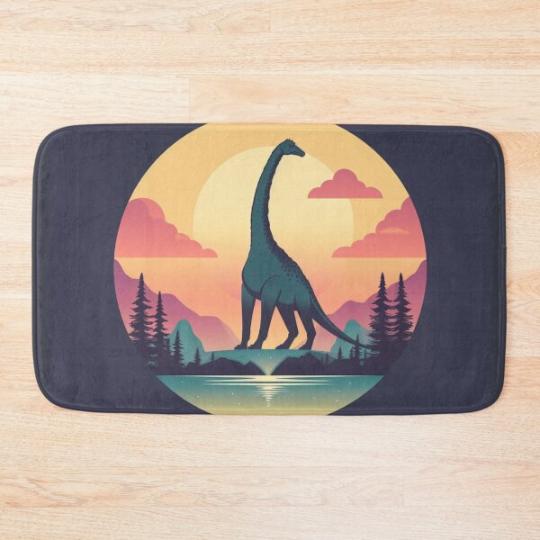 Item preview, Brontosaurus In Basic Colours Art Inspired By Dinosaurs designed and sold by CDC40.