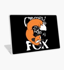 Crazy Like A Fox (Orange) Laptop Skin