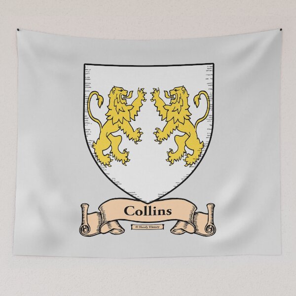 Item preview, COLLINS - Coat of Arms - Family Crest designed and sold by HandyHistory.