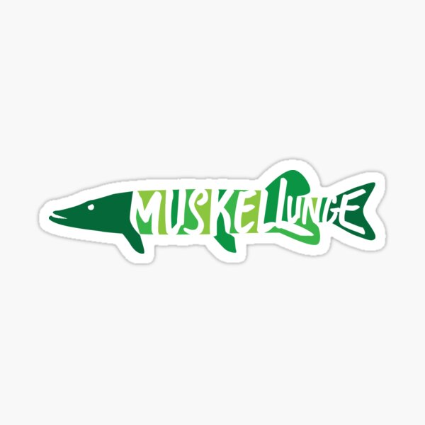 Muskellunge Large Stickers, 16-50