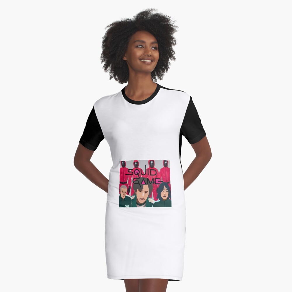 Item preview, Graphic T-Shirt Dress designed and sold by Fundigitalart.