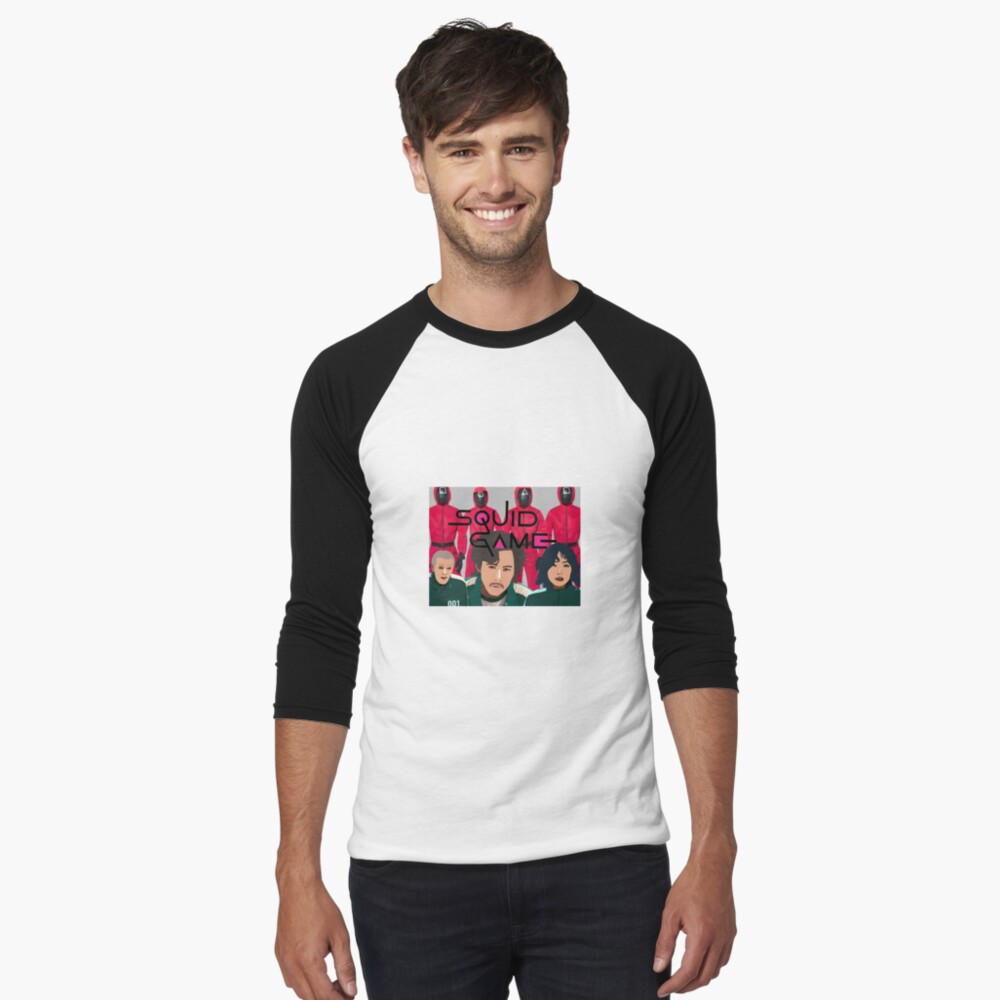 Item preview, Baseball ¾ Sleeve T-Shirt designed and sold by Fundigitalart.