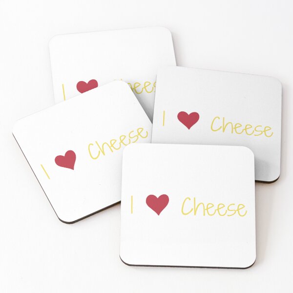 Item preview, I Heart (Love) Cheese designed and sold by CheesyPetDesign.